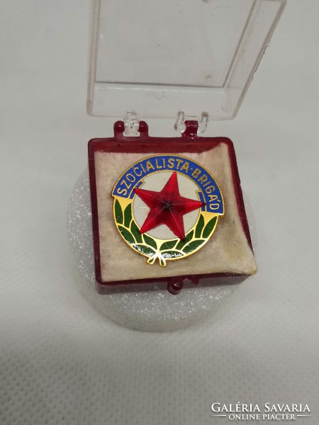 Socialist brigade in badge holder