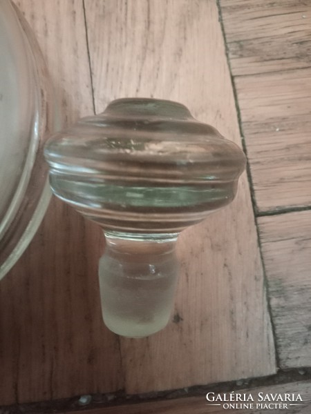 Meseszép kézi festésű parfümös üveg - Bohemia