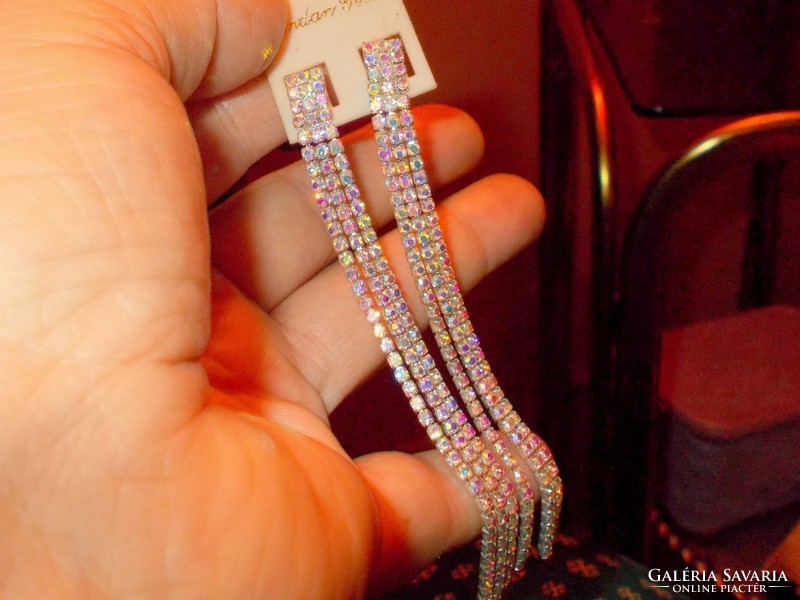 10 cm! Crystallized swarovki elements crystal earrings