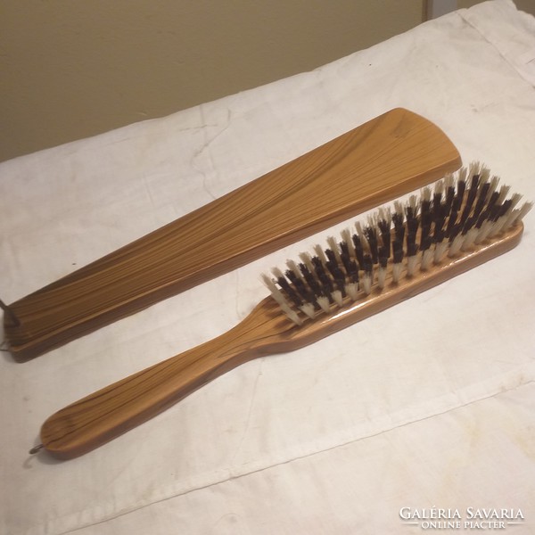 Old clothes brush