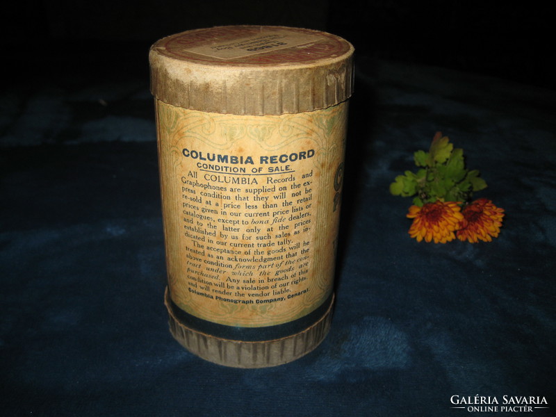 Fonográf henger / hanghordozó /  Columbia Record   1900. évi