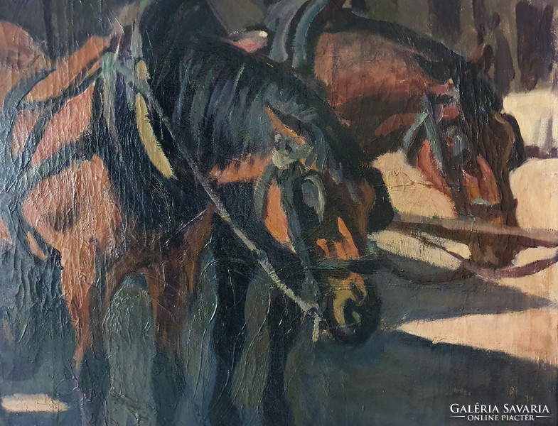 Sándor Buda: resting horses