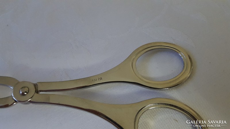 Stainless steel 18/8 cake tongs