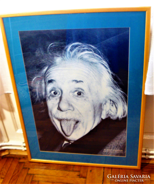 Iconic Albert Einstein poster