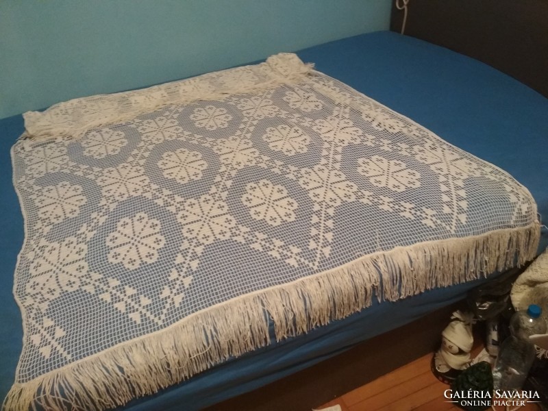 Handmade crochet curtains or bedspreads