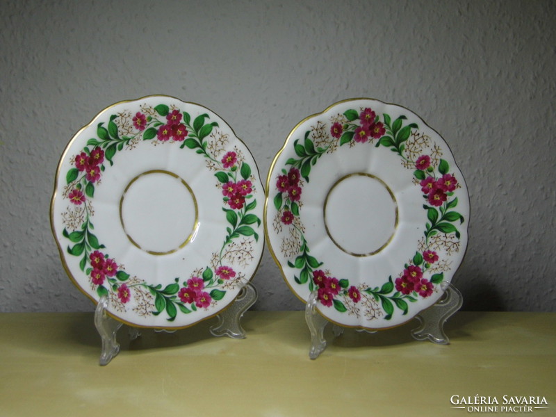Alt Wien antik bécsi porcelán csészealj pár 1842 biedermeier korszak hibátlan állapotban