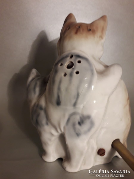 Grafenthal porcelán cica figurás éjjeli hangulat lámpa jelzett