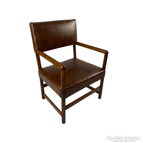 Renovated Art Nouveau armchair with 