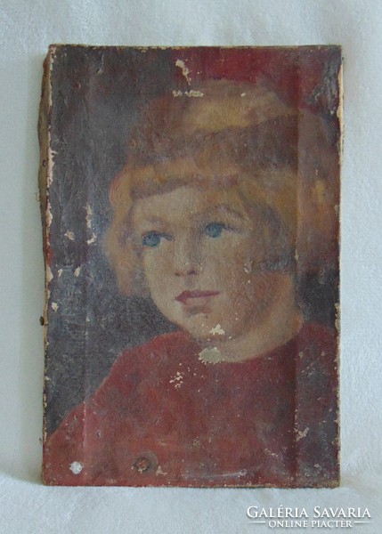 Very old oil canvas painting to be restored