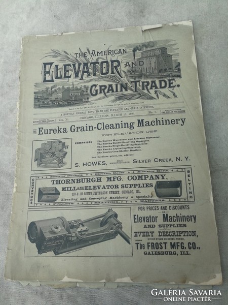 Steam engine, stable engine 1893 elevator newspaper