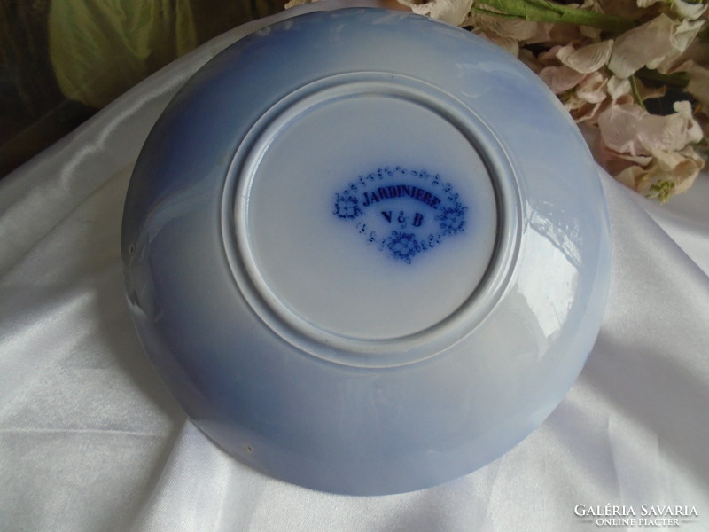 JARDINIERE  V&B antik tányérka az 1800-as évekből.