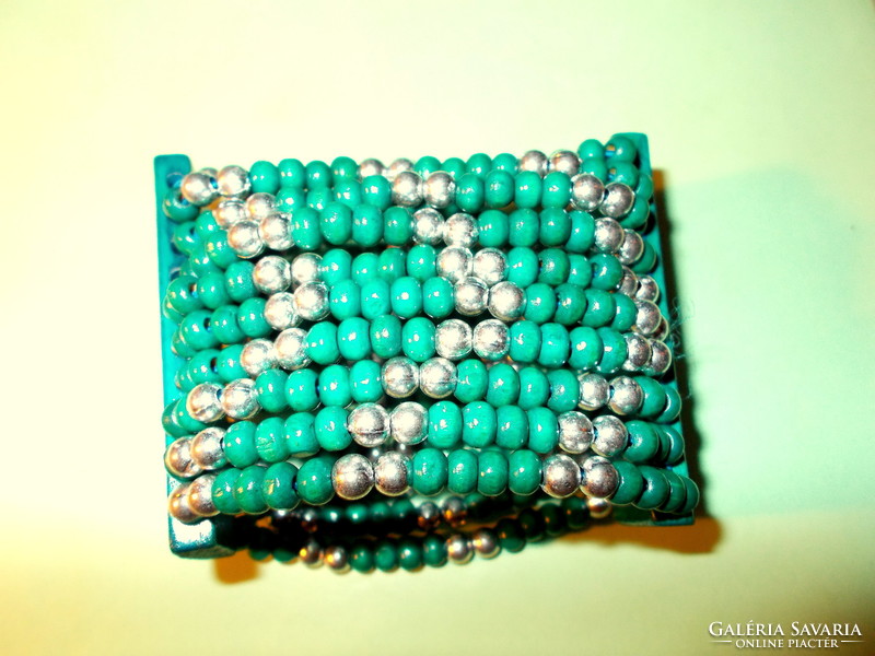 Retro 10 row cleopatra style vintage bracelet - attractive jewelry