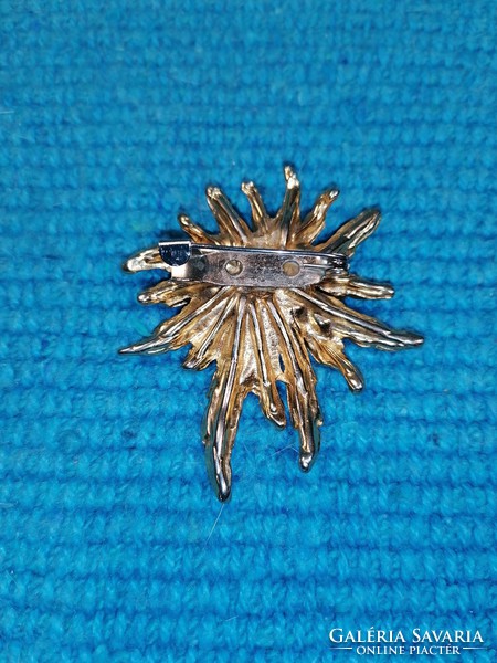 Fire enamel chrysanthemum flower brooch (78)