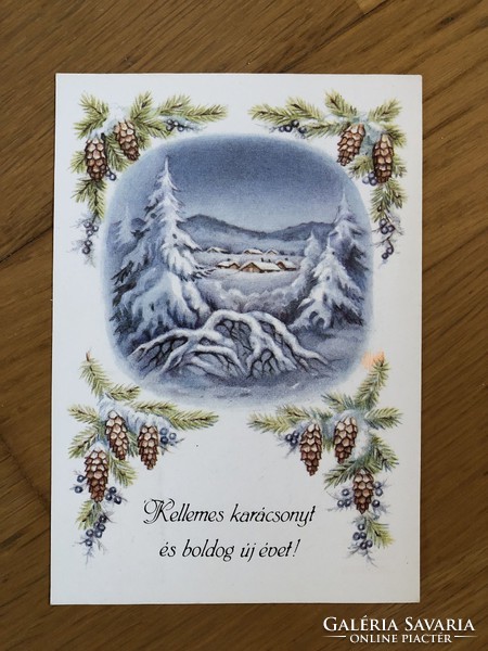 Christmas postcard - zygray garden graphics