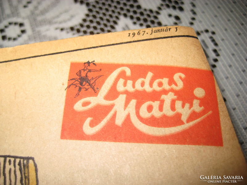 Lúdas Matyi   1967 egész évi   kötve  , szép állapot  ! Kellemes retro ,  a nyári szünetben !
