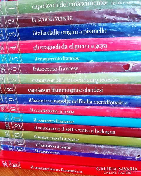 Unopened state of disegni dei maestri, art series, complete 16 parts, from legacy