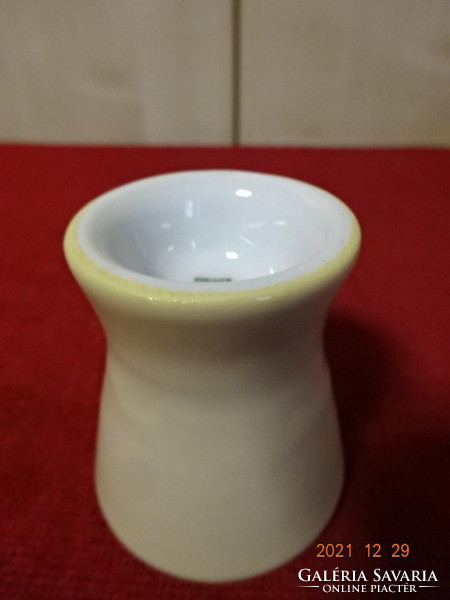 Lilien German porcelain egg holder, eggshell color, height 5 cm. He has! Jókai.