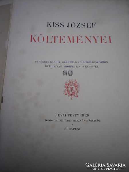 Art Nouveau. Poetic volume of Joseph Joseph. Volume illustrated by renowned artists.