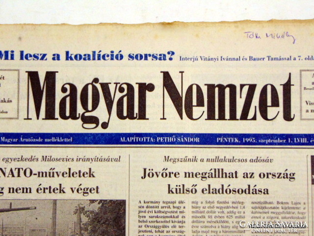 Original newspaper for March 16, 1973 / Hungarian nation / birthday :-) no .: 20396