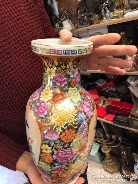 Chinese porcelain vase, signed, marked, flawless, 40 cm high