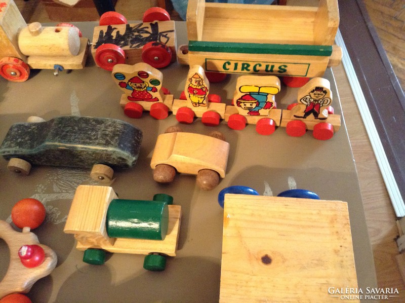 Wooden toys in one