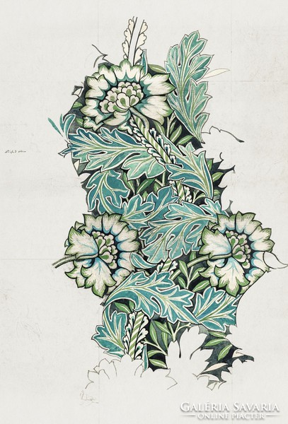 William morris - anemone - reprint