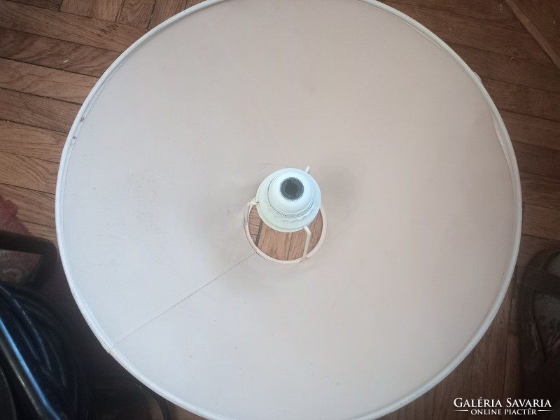 Canvas lampshade with socket for e27 burner