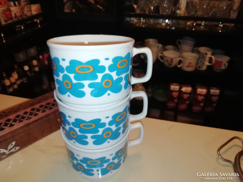 Zsolnay porcelain mug 3 pcs