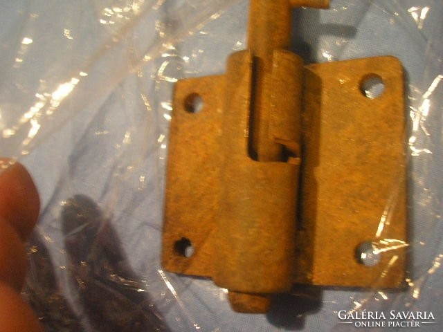 N26 antique custom-made large gate + door slide lock made of strong material, sizes in the photos are for sale together