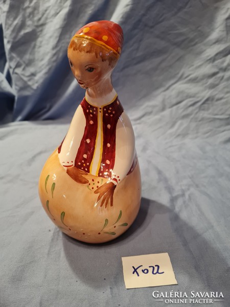 Woman sitting on pottery