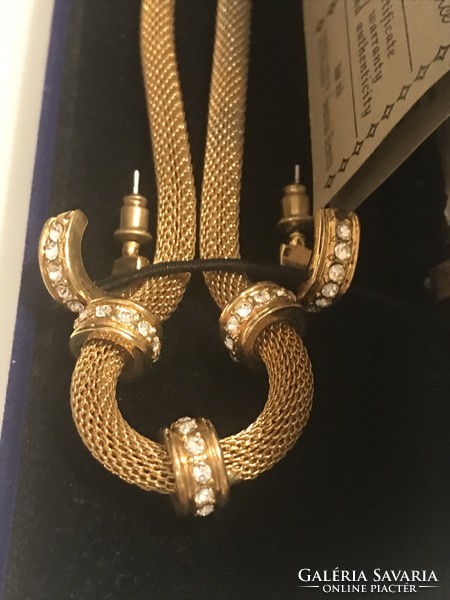 Art de france jewelry set with certificate