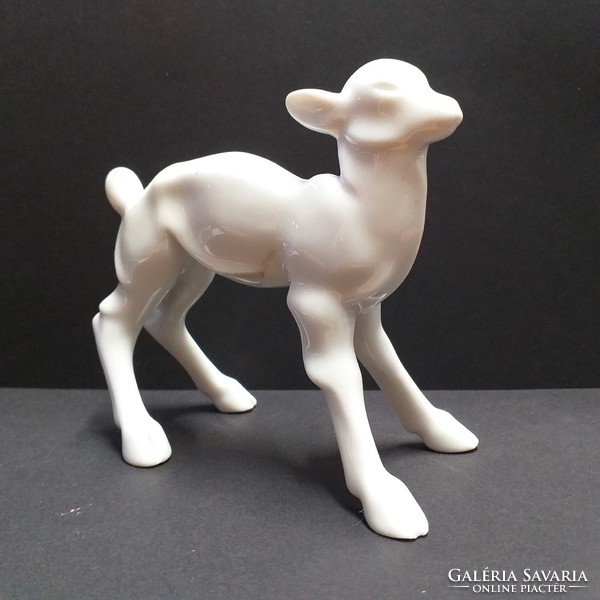 German, German Rosenthal goat kid porcelain figurine.