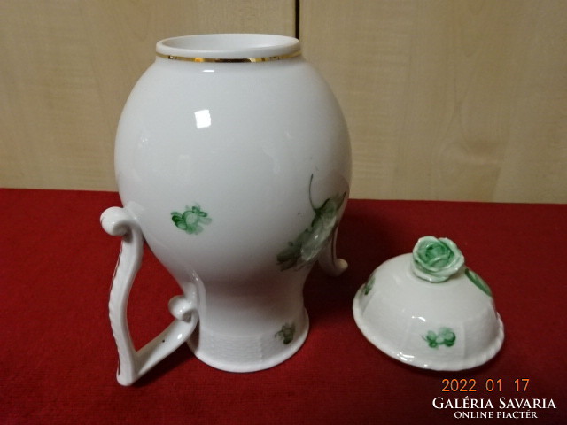 Herend porcelain coffee pot with green pattern. He has! Jókai.