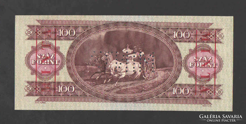 100 forint 1968. MINTA.  UNC!  RITKA!!