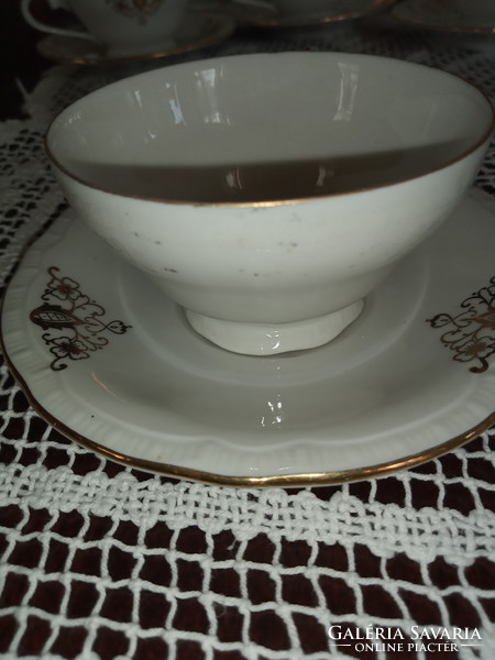 Epiag Czechoslovak coffee set in white gold