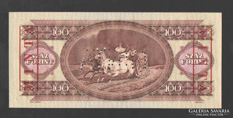 100 forint 1980.  MINTA. UNC!! RITKA!!