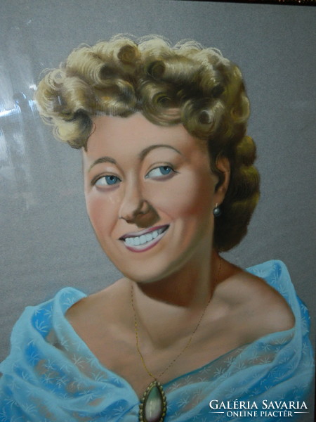 Kerényi - female portrait painting