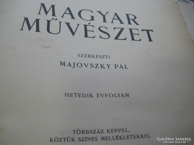 Hungarian art 1929, four volumes