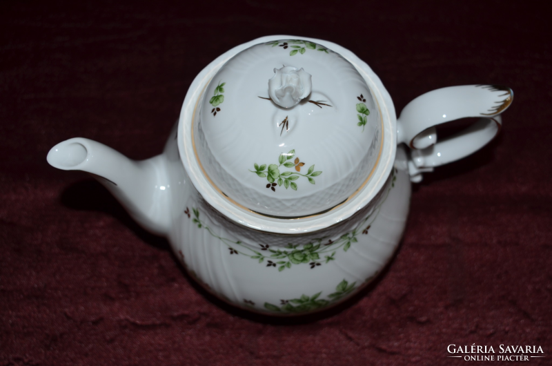 Hollóházi erika tea set (incomplete) (dbz 00108)