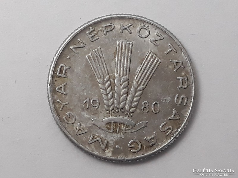 Hungary 20 penny 1980 coin - Hungarian alu twenty penny 1980 coin