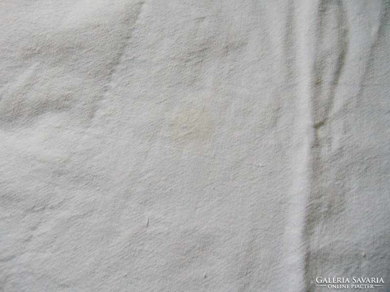 Old folk linen towel or tablecloth 44 x 88 cm. + Rojt