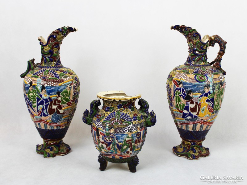 Japanese vase set - 3 pcs