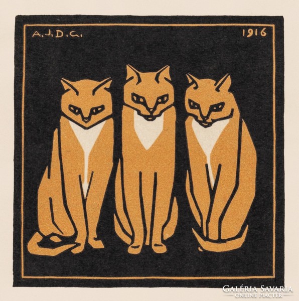 Julie de Graag - Három macska - reprint