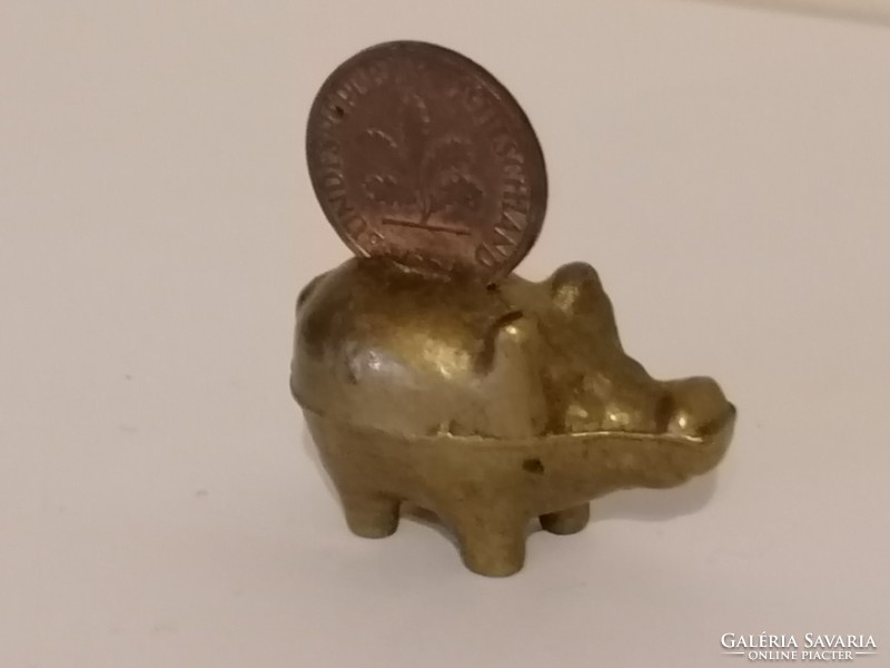 Copper piglet bringing wealth and luck, piglet of fortune 18.