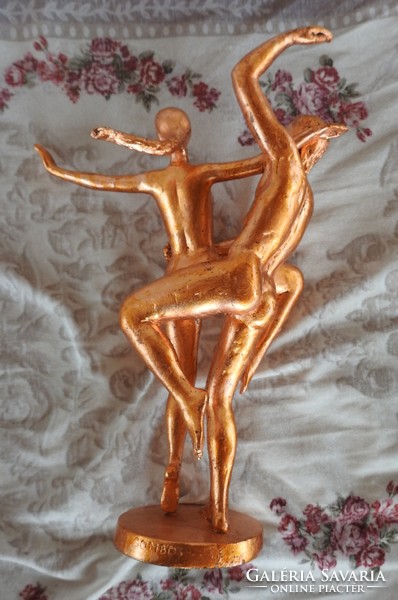 László Gömbös - ballet dancing couple - sculpture group - gallery
