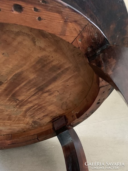 Restaurált 120 éves art deco ! Gyönyörű szalon asztal