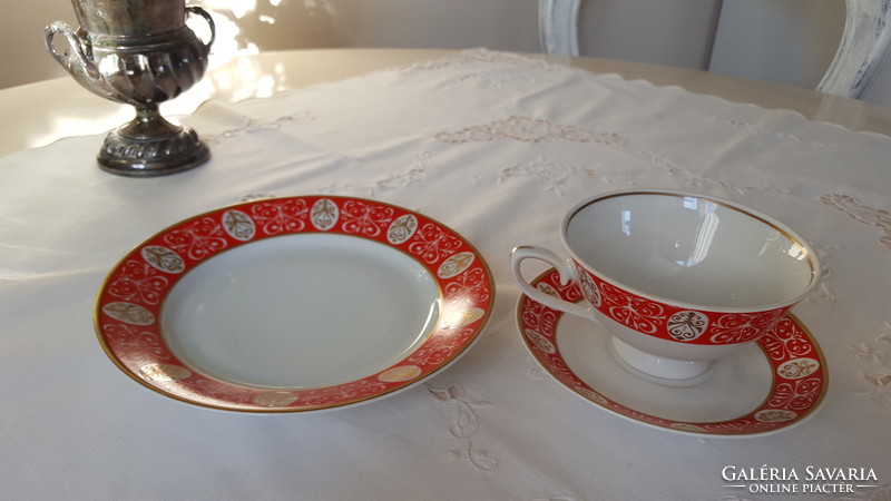 Vintage, cp lettin, 3-piece porcelain breakfast set