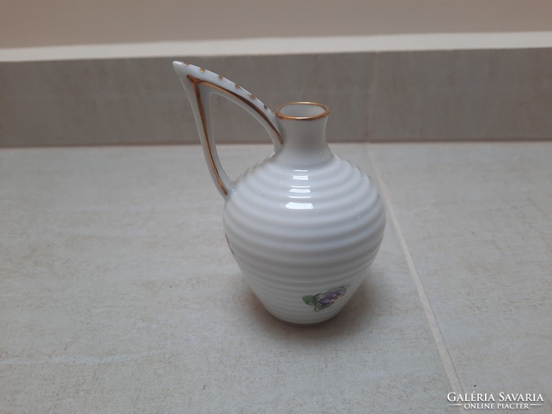 Porcelain jar with herring flower pattern, water bottle 1.Dist.