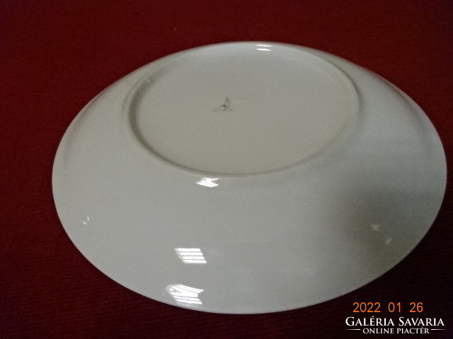 Lowland porcelain small plate, diameter 19.3 cm. He has! Jókai.