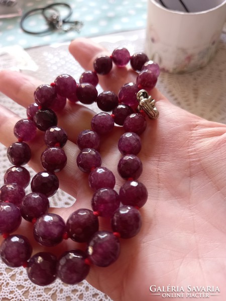 Original ruby bead strings from Indian and Brazilian rubies!